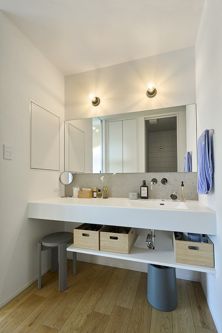 庭と繋がる、シンプルで上質な平屋