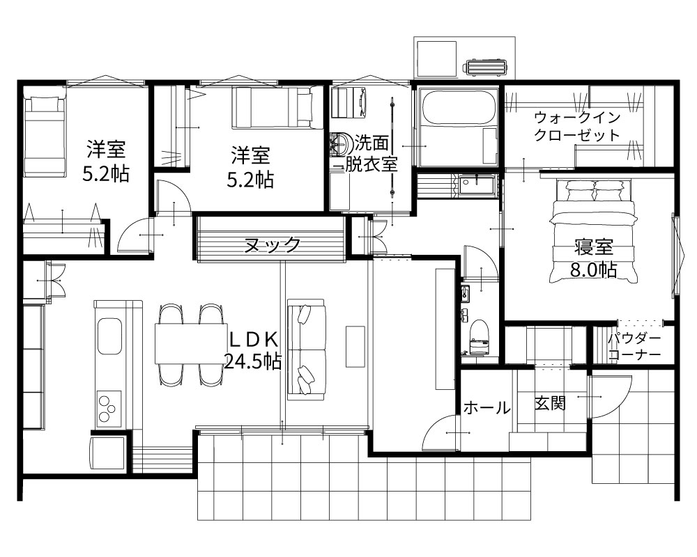 【県内4箇所から選べる】平屋の見学会