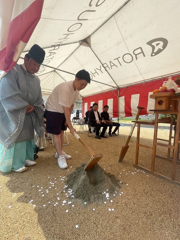 ついに地鎮祭＊