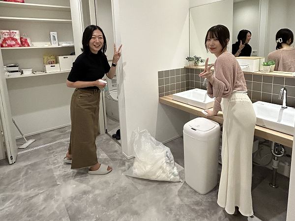 朝のお掃除をのぞいてみよう！