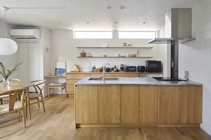 庭と繋がる、シンプルで上質な平屋