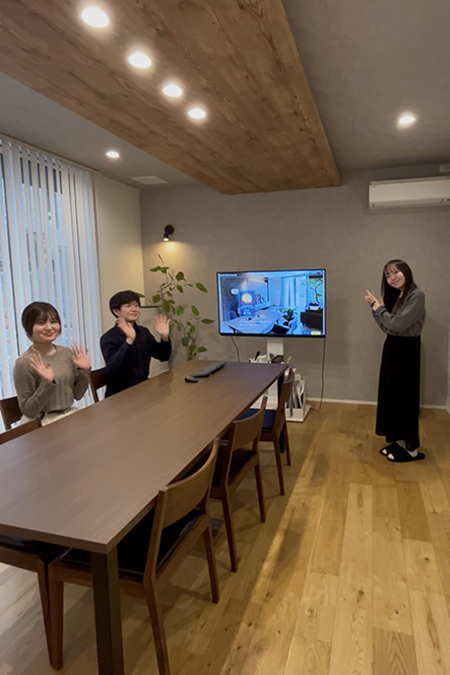 オフィスでの撮影