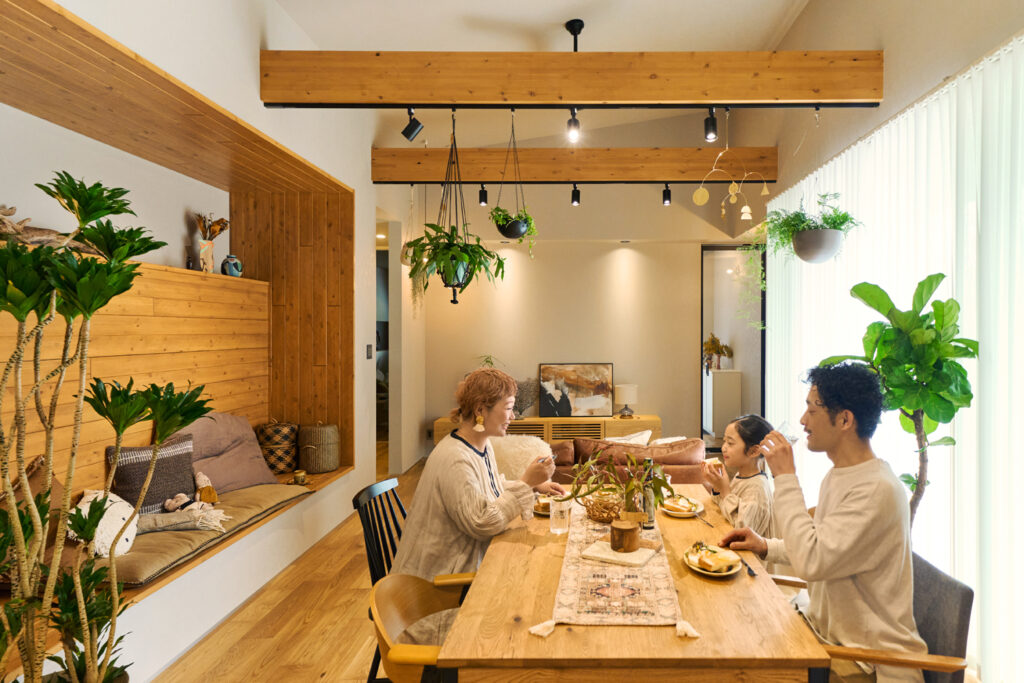 【Life photo】自然の中で暮らすような毎日。思いを叶えた平屋
